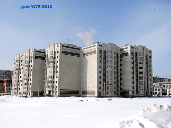 строительство дома 21 по ул. Фатьянова 2011-2012 гг. во Владимире фото vgv