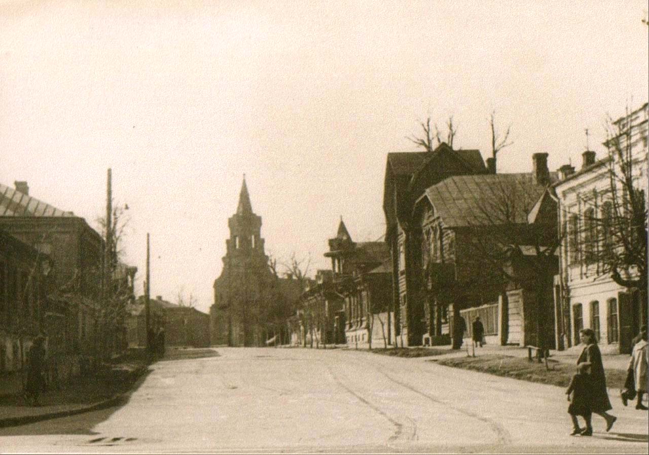 Фото улицы Гоголя в середине 50-х гг. XX века во Владимире фото vgv