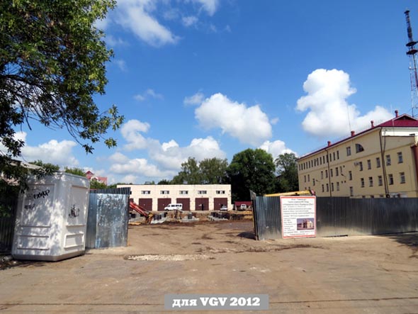 строительство нового здания Пожарного депо после пожара 2012 года во Владимире фото vgv