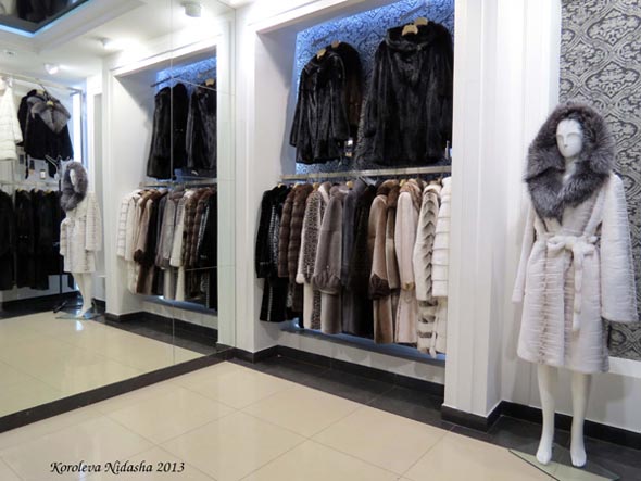 салон женской одежды и пальто «Аркада» на Горького во Владимире фото vgv
