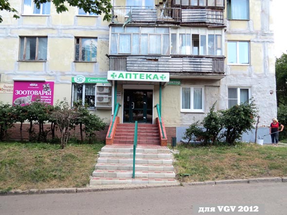 аптечный пункт Семейный Доктор на Гоького 102 во Владимире фото vgv