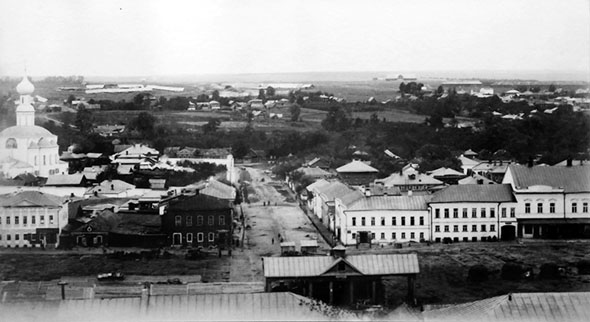 улица Шишова 1890 гг. во Владимире фото vgv