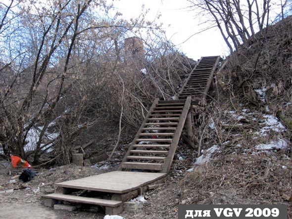лестница к ул. Передний Боровок во Владимире фото vgv