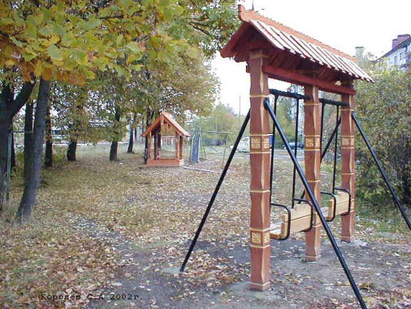 детская площадка в Юрьевце у дома 13 в Институтском городке во Владимире фото vgv