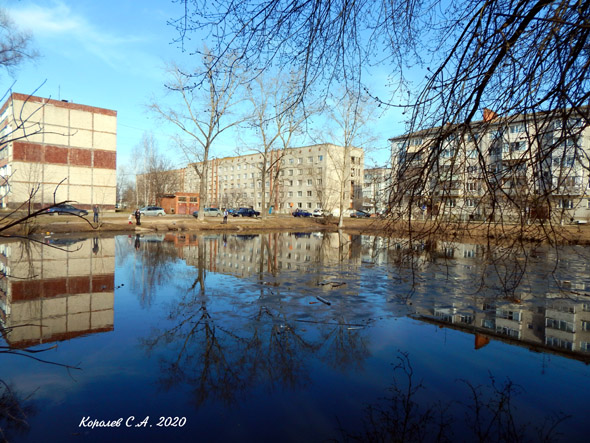 Платоновский пруд на улице Казарменной во Владимире фото vgv