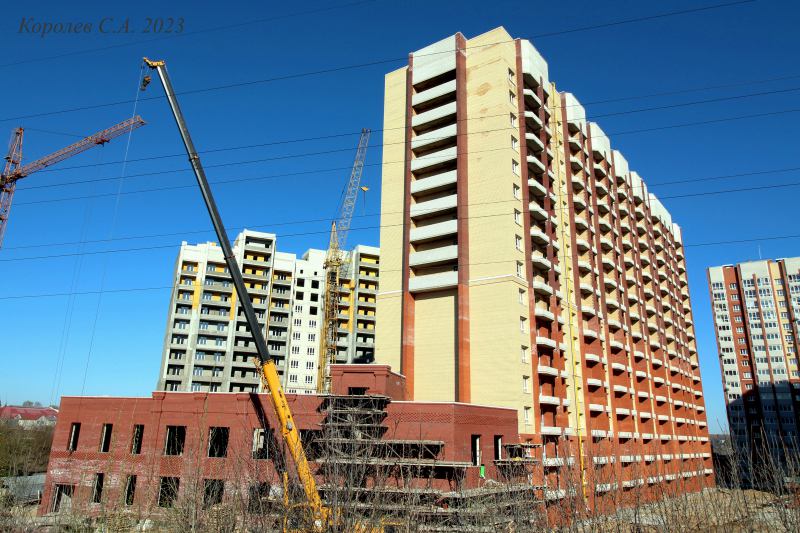 строительство дома 2а по улице Лакина в 2021_2023 гг. во Владимире фото vgv