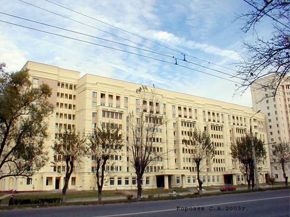 Строительство дома 40 по пр-ту Ленина 2002-2004 гг. во Владимире фото vgv