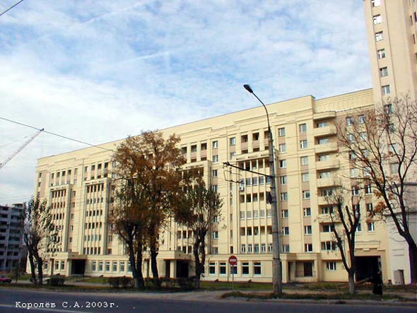 Строительство дома 40 по пр-ту Ленина 2002-2004 гг. во Владимире фото vgv