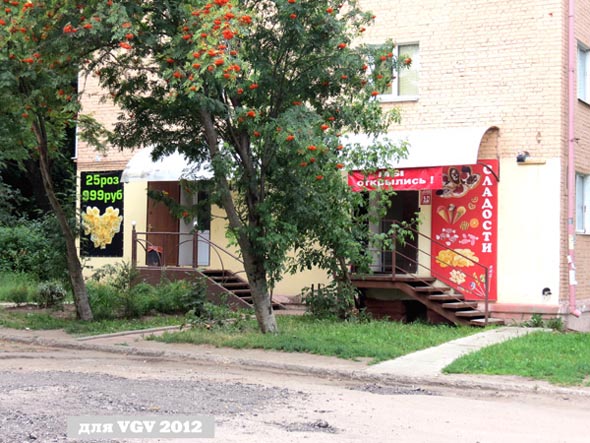 «закрыт 2013» кондитерский магазин Сладости во Владимире фото vgv