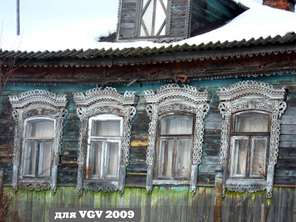 деревянные резные наличники в Злобино на улице Лесная дом 23 во Владимире фото vgv