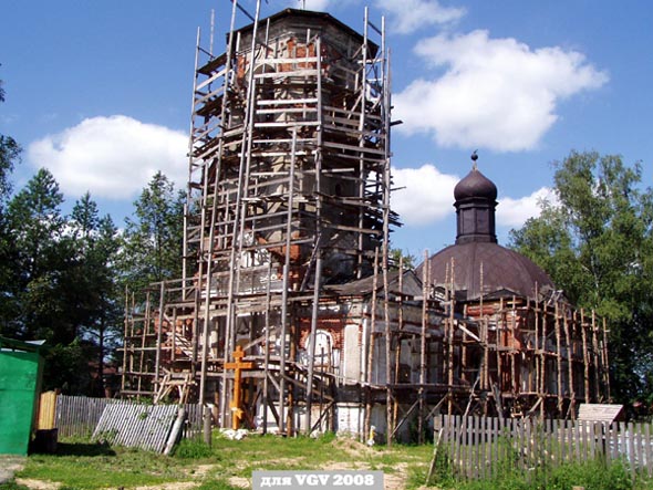 церковь Иоакима и Анны 1721 г. в Лунево во Владимире фото vgv