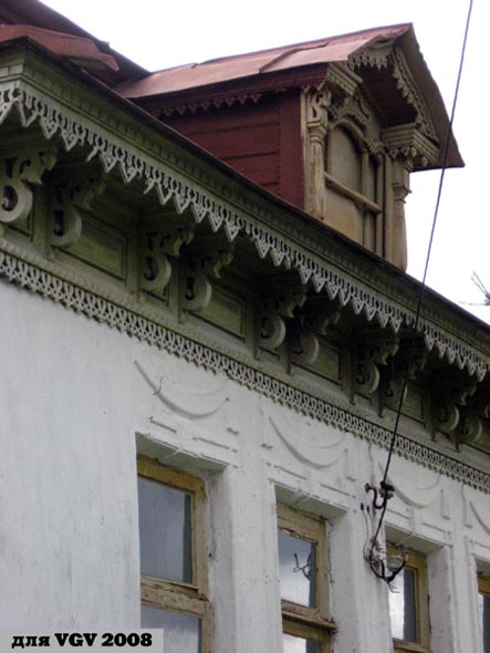 резной деревянный фронтон во Владимире фото vgv