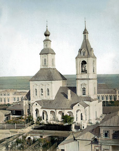 церковь Святых жен Мироносиц на посаде за городом. 1756г. во Владимире фото vgv
