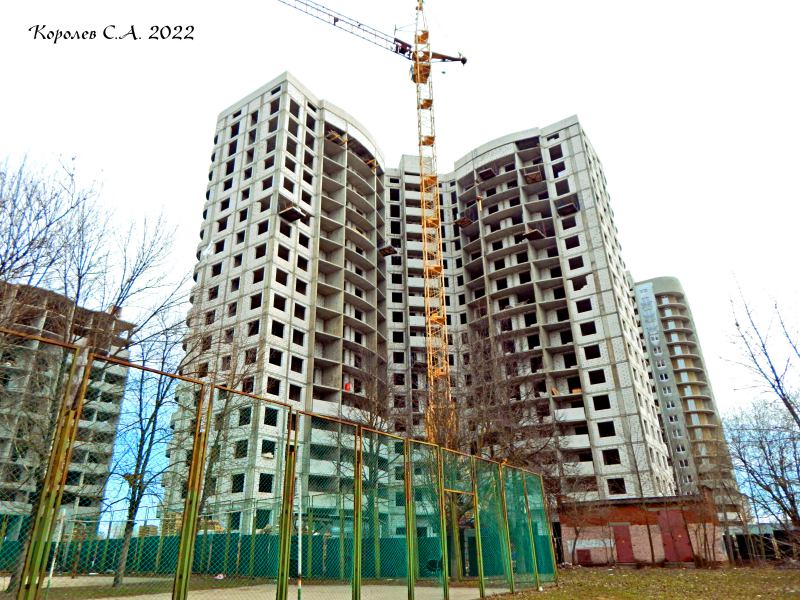 строительство второго корпуса ЖК Отражения на улице Мира дом 5а в 2019-2023 гг. во Владимире фото vgv