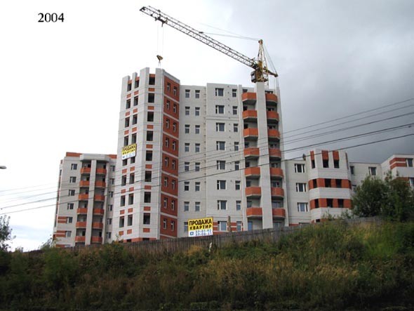 Строительство дома 9 по ул. Мира в 2004 году во Владимире фото vgv