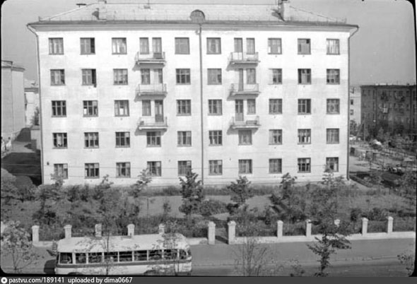 Дом 45 по улице Мира  в 1963 году во Владимире фото vgv