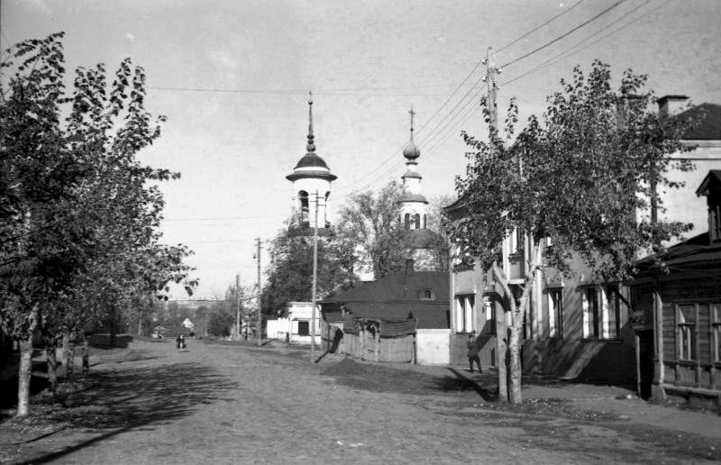 Улица музейная на фото 1945 года во Владимире фото vgv