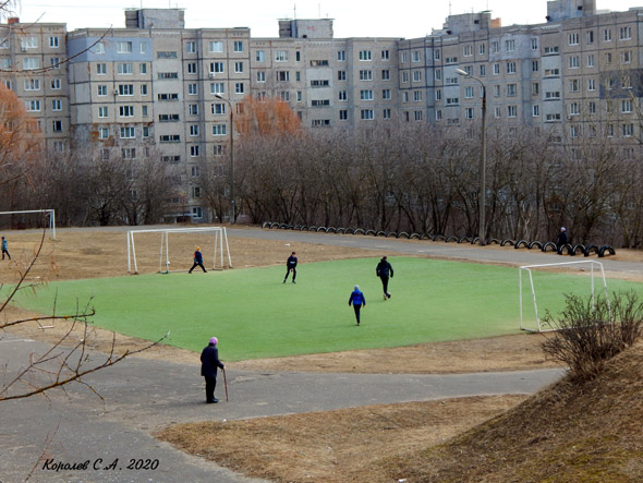 стадион школы 39 на Нижненй Дуброва 28а во Владимире фото vgv