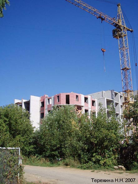 строительство дома 16 по ул. Офицерская в 2006-2008 гг. во Владимире фото vgv