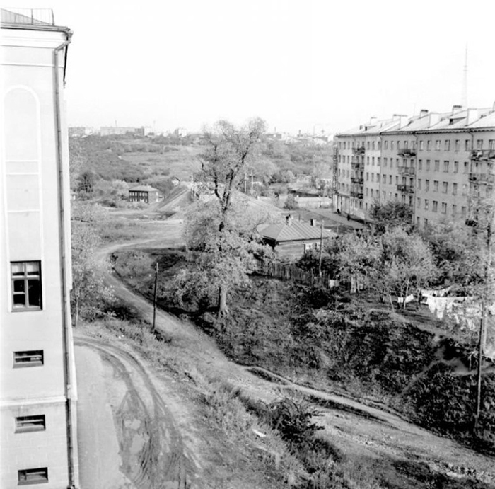 Октябрьский проспект в 60-е годы XX века во Владимире фото vgv