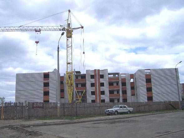 строительство дома 7 по ул.Песочная 2009-2010 гг. во Владимире фото vgv