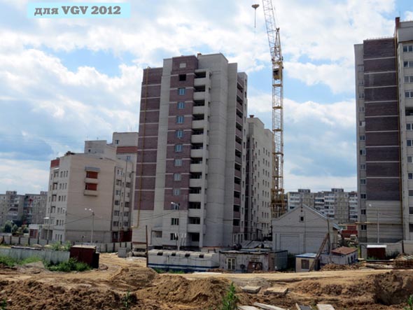 строительство дома 77 по ул.Пугачева 2011-2012 гг. во Владимире фото vgv