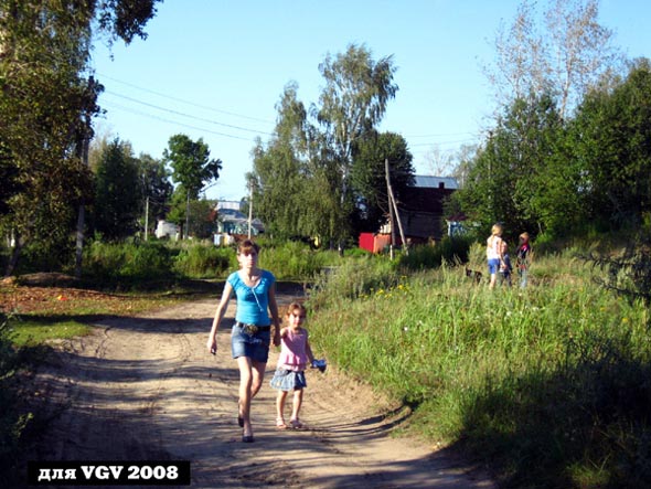 Девченки и мальчишки на улице Рабочей поселка Оргтруд август 2008 во Владимире фото vgv