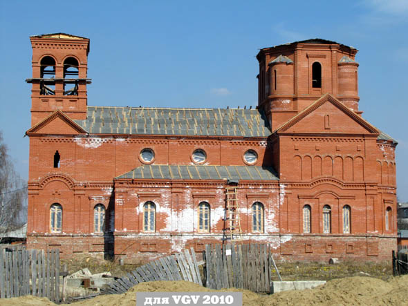 строительство православного храма Всех Святых земли Владимирской 2010 г. во Владимире фото vgv