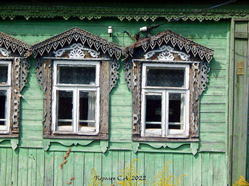 резные наличники дома 36 в Ширманихе во Владимире фото vgv