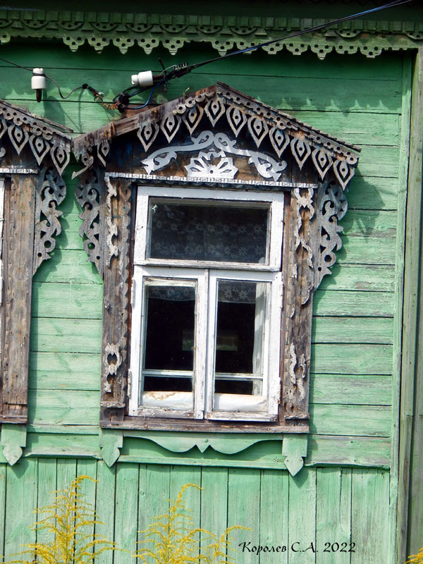 резные наличники дома 36 в Ширманихе во Владимире фото vgv