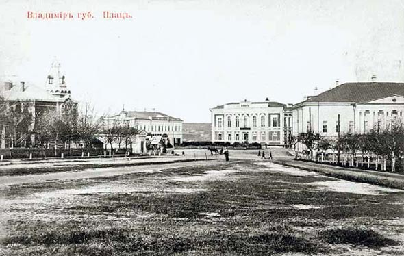 соборная площадь до революции 1917 года во Владимире фото vgv