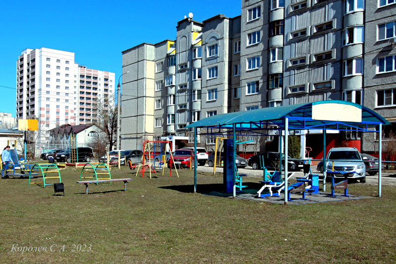 детская площадка во дворе дома 6в на улице Соколова Соколенка во Владимире фото vgv