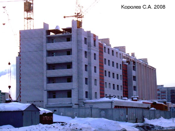 Строительство дома 31 по ул. Соколова Соколенка 2008-2012 гг. во Владимире фото vgv