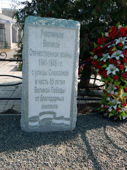 памятник участникам ВОВ на улице Совхозной во Владимире фото vgv