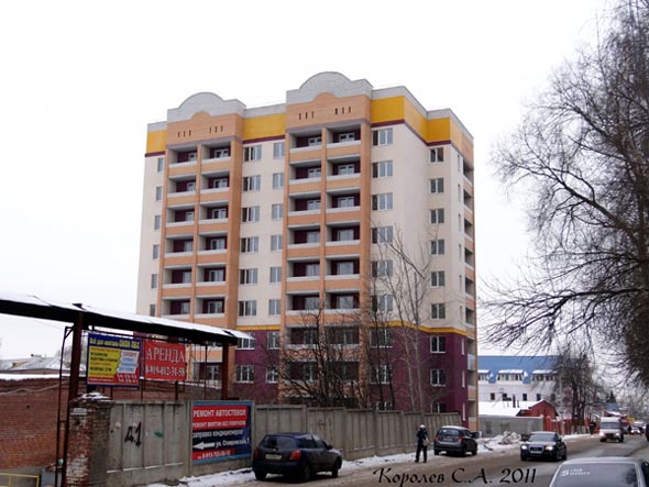 строительство дома 3 по ул.Ставровская 2010-2012 гг. во Владимире фото vgv