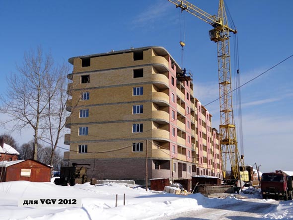строительство дома 3 по Стрелецкому переулку 2011-2012 гг. во Владимире фото vgv