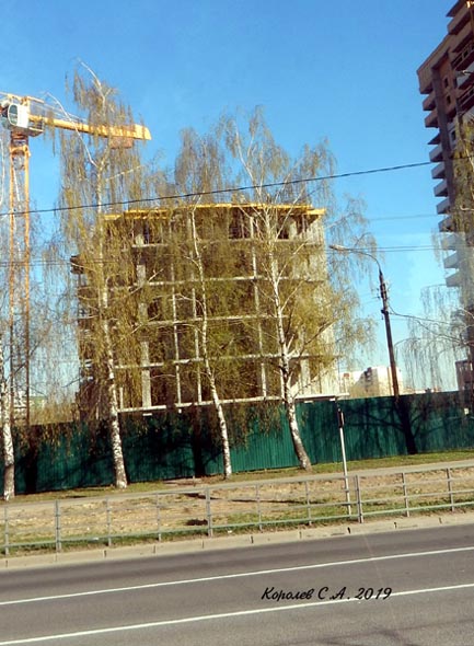 Строительство 2 корпуса ЖК Факел в 2019-2020 гг. во Владимире фото vgv