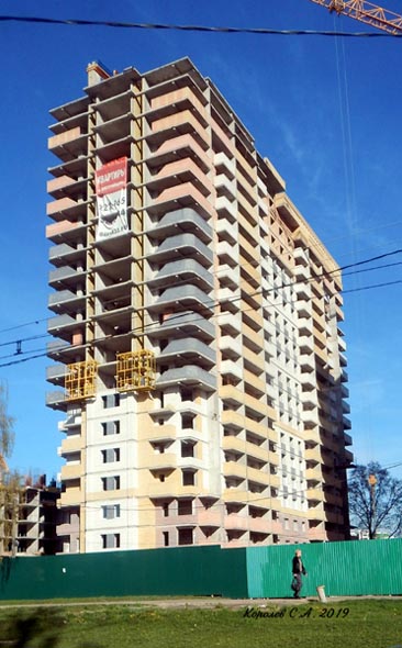 Строительство 3 корпуса ЖК Факел в 2019-2020 гг. во Владимире фото vgv