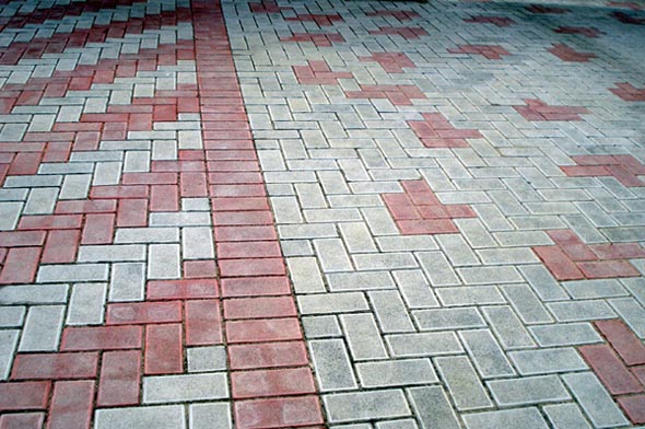 Тротуарная плитка на проспекте Строителей 18а во Владимире фото vgv