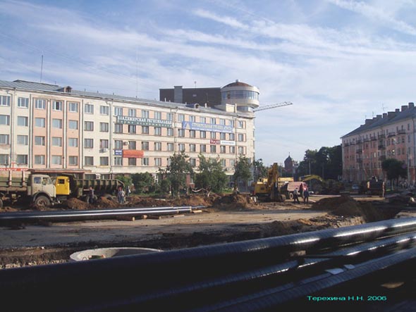 Реконструкция ул. Студеная Гора в 2006 году во Владимире фото vgv
