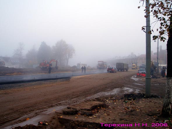 Реконструкция ул. Студеная Гора в 2006 году во Владимире фото vgv