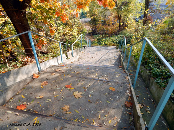 лестница к улице Студеная Гора во Владимире фото vgv