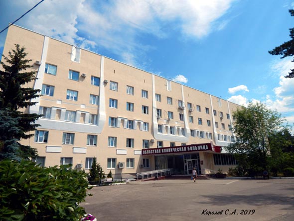 Областная клиническая больница в Загородном парке на Судогодском шоссе 41 во Владимире фото vgv