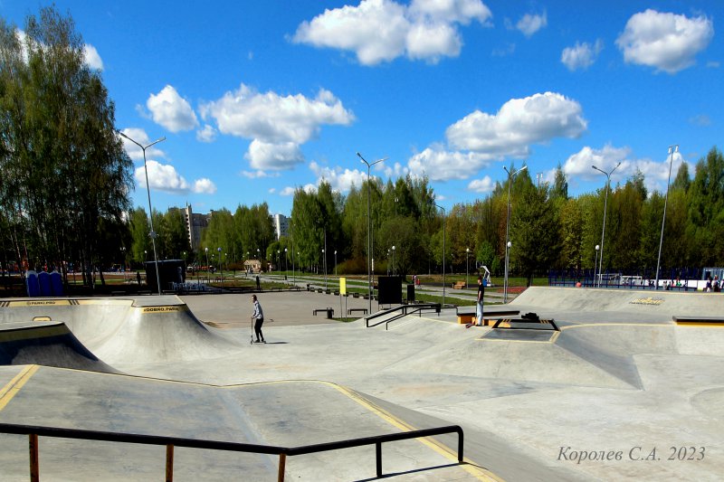 скейт-парк в парке Добросельский в Доьбром во Владимире фото vgv