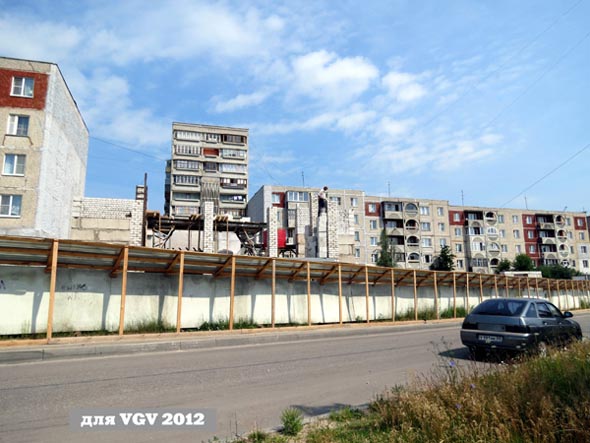 строительство торгового центра ТРЦ «Гранит» на Тихонравова 8а в 2012 году во Владимире фото vgv