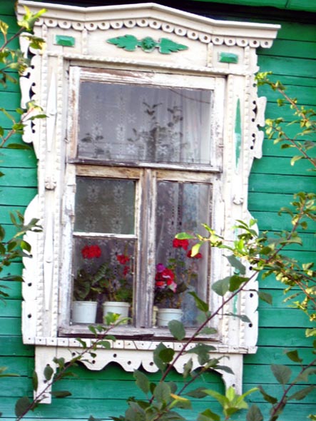 красивые деревянные резные наличники дома 11 по улице Центральная в Шепелево во Владимире фото vgv