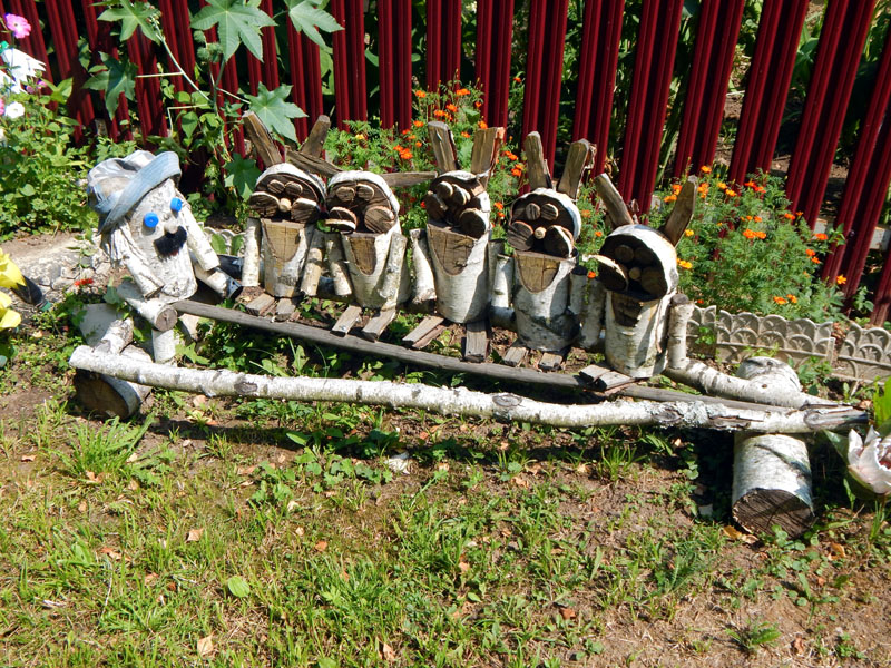 Березовые куклы из мастерской Папы Карло во Владимире фото vgv