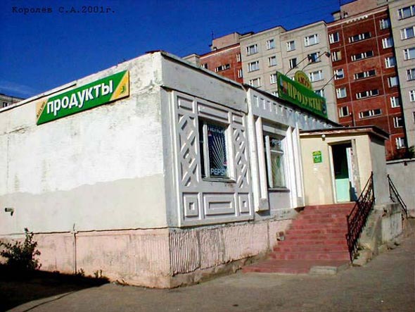 (закрыто 2008) продуктовый магазин Точка (бывший Амур) во Владимире фото vgv