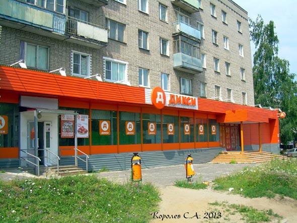 супермаркет «ДИКСИ» на Верхней Дуброва 10 во Владимире фото vgv