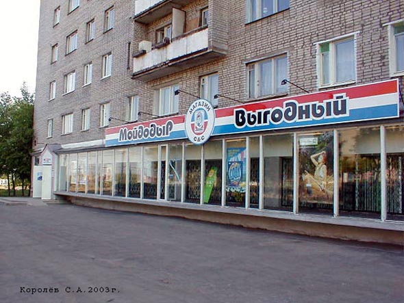 магазин бытовой химии «Мойдодыр выгодный» на Егорова 1 во Владимире фото vgv